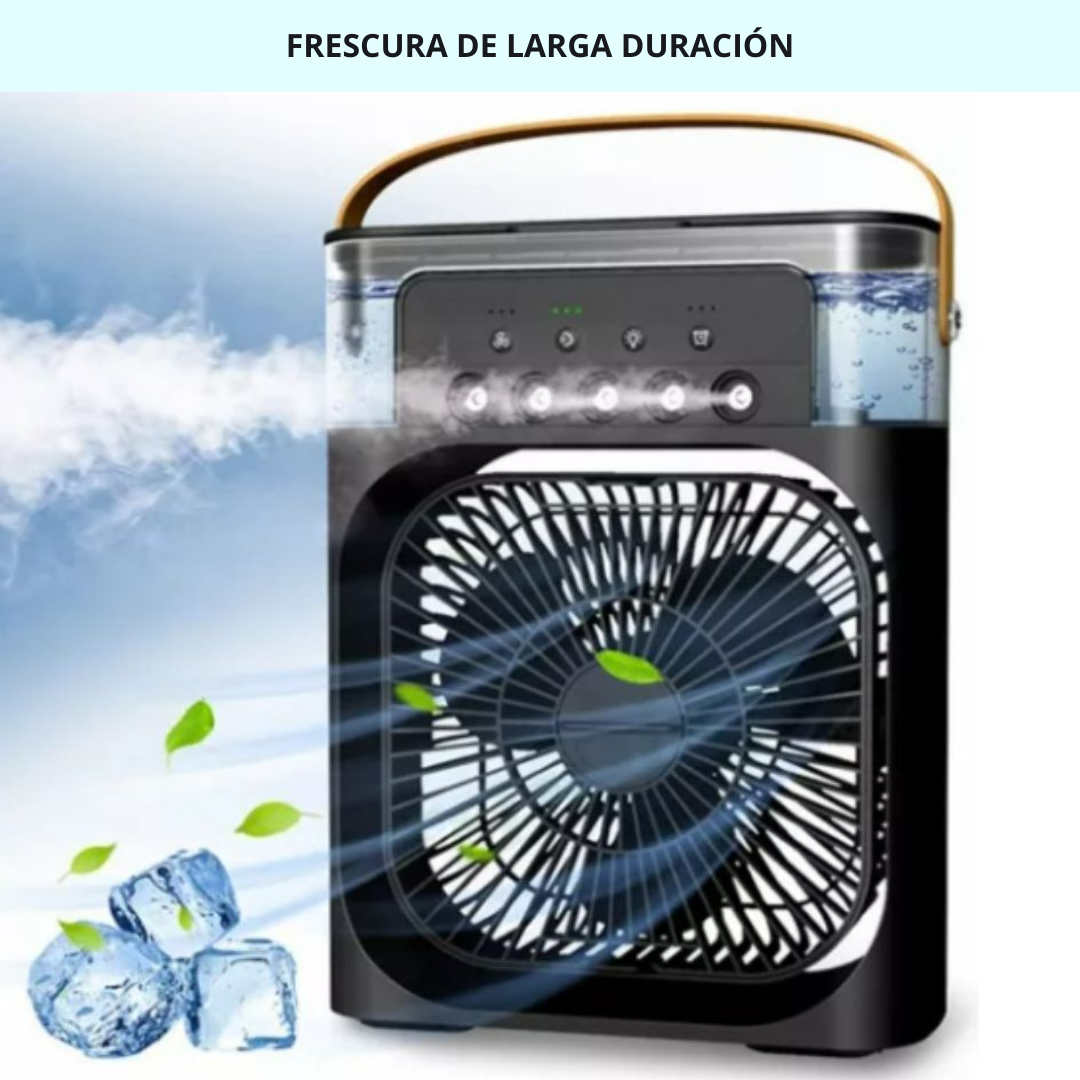 VENTILADOR 2 EN 1, CON HUMIDIFICADOR DE AIRE