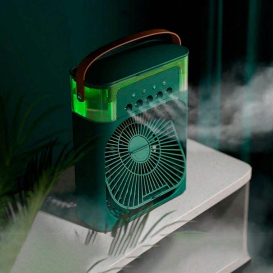 VENTILADOR 2 EN 1, CON HUMIDIFICADOR DE AIRE